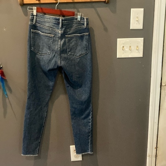 Frame Le High Skinny 28 waist distressed jeans great condition - Picture 9 of 13